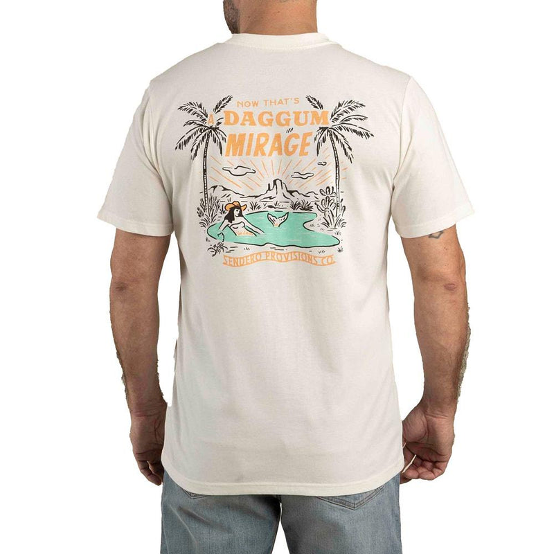 Men's Mirage Vintage White Tee Shirt