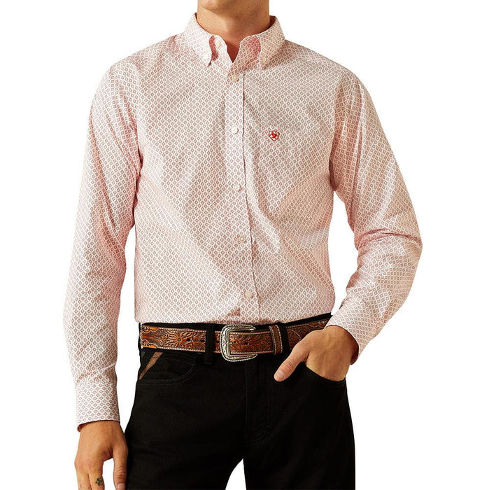 Men's Red Sylvester Fitted Shirt
