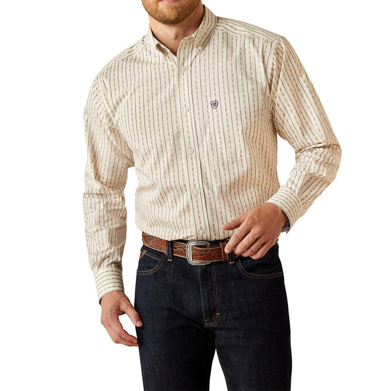 Men's Off White Wrinkle Free Randall Shirt