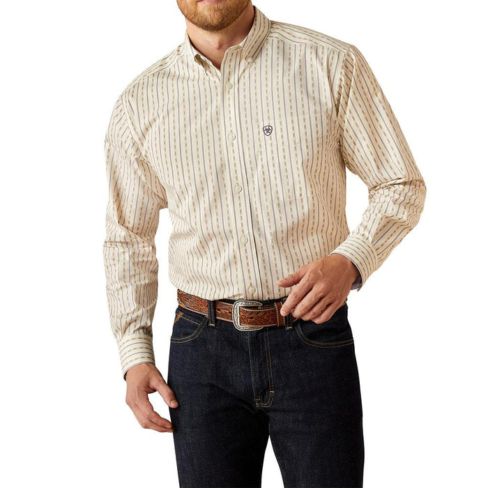 Men's Off White Wrinkle Free Randall Shirt