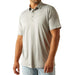 Men's Fitted Grey Charger Polo