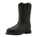 Men's Sierra Waterproof Black 10In Top Round Steel Toe Work Boot