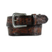Men's Nocona Embossed Floral Leather Belt