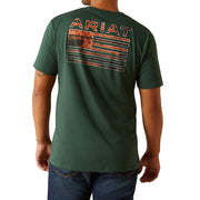Men's Rustic Wood Flag Tee Shirt