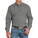 Men's Black Long Sleeve Button Shirt