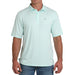 Men's Light Blue Short Sleeve Polo