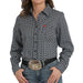 Women's Black Printed Button Shirt