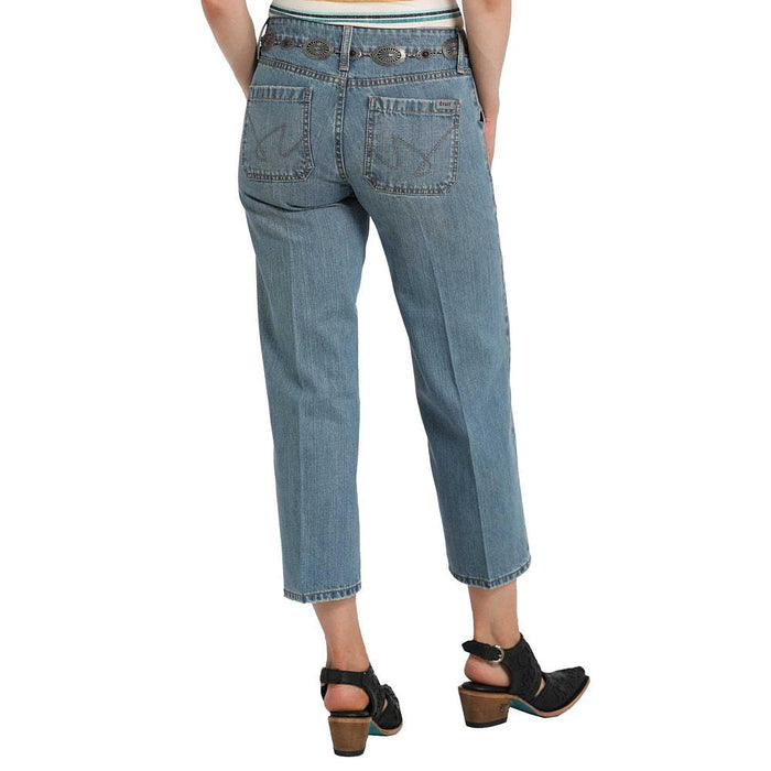 Women's Distressed Hannah Crop