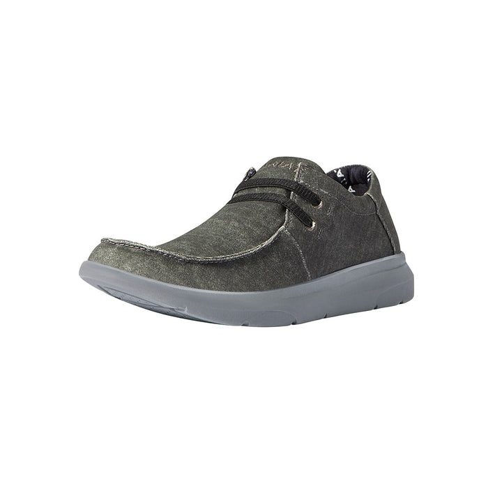 Men's Hilo Stretch Charcoal Canvas Shoe