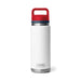 White, Navy, and Red Rambler 26 oz Bottle Chug