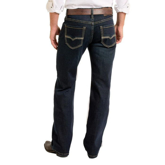 Men's Double Barrel Dark Wash Jeans