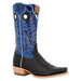 Men`s Arena Elite Raven Black 13In Lapis Blue Top Boot