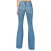 Women's Medium Mid Rise Basic Flare Jeans