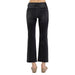 Women's Tummy Control Black Crop Jeans