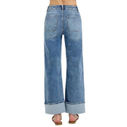 Women's Medium Button Down Front Pocket Jeans