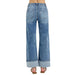Women's Medium Button Down Front Pocket Jeans