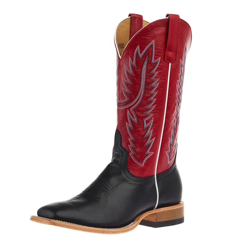 Men's Black Full Grain Vamp 13in Red Vitro Top