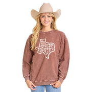 Women's Howdy Honey Chocolate Pullover