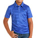 Boy's Royal Striated Polo
