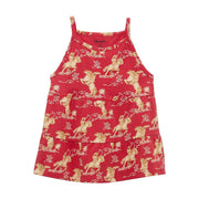 Girl's Red Rodeo Tank