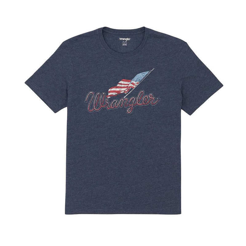Men's Sapphire Flag Logo Tee Shirt