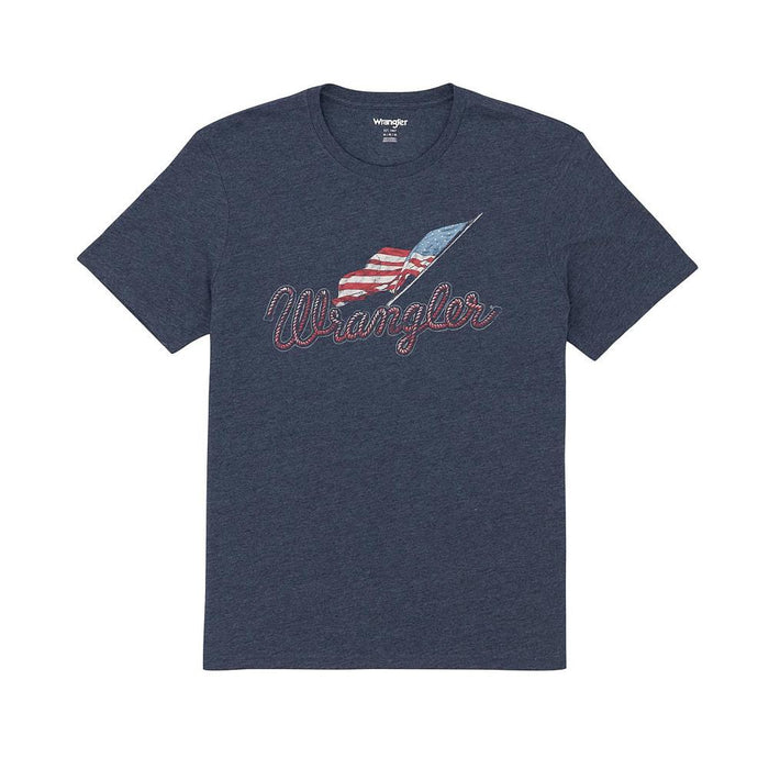 Men's Sapphire Flag Logo Tee Shirt