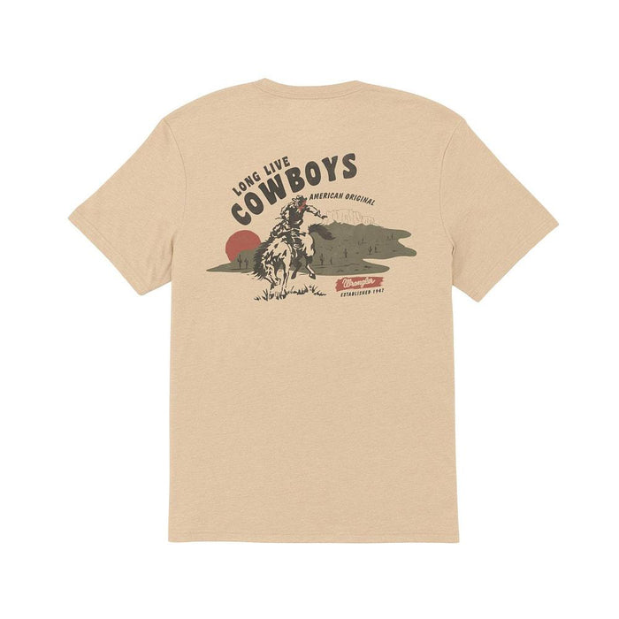 Men's Trench Coat Long Live Cowboys Tee Shirt