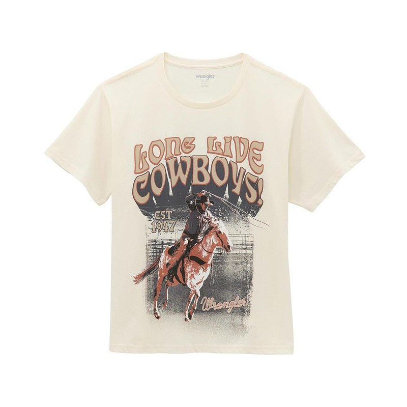 Women's Egret Long Live Cowboys Tee Shirt