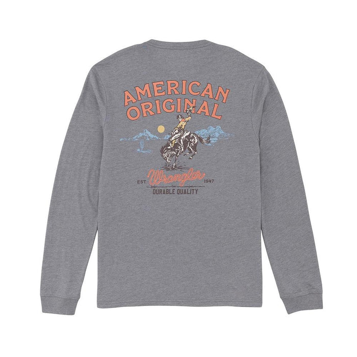Men's Graphite American Original Long Sleeve Tee
