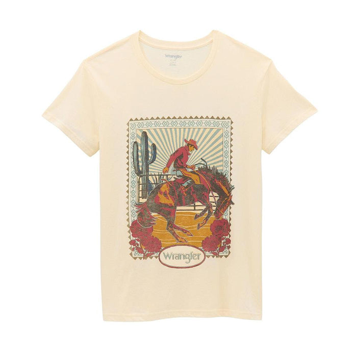 Women's Cream Bronc Tee