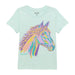 Girl's Horse Print Tee Shirt