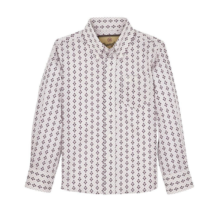 Boy's Sangria Classic Long Sleeve Shirt