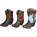 Assorted Resin Boot Figurines