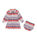 Infant Girl's Pink Snap Dress