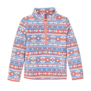 Girl's Blue Sherpa Pullover