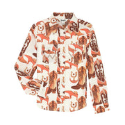 Girl's Pink Boot Print Shirt