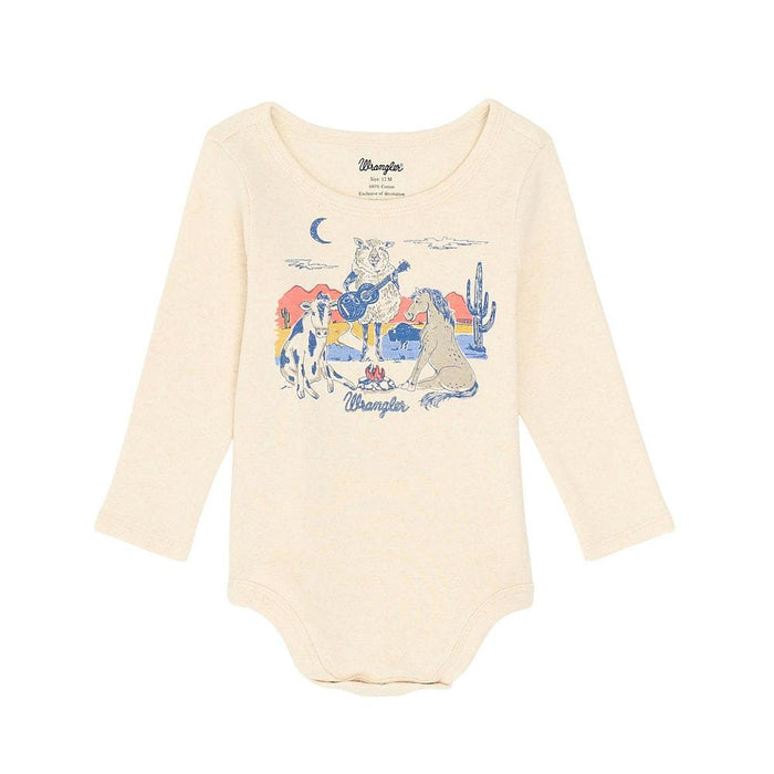Infant Girl's Oatmeal Bodysuit