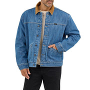 Men's Antique Indigo Sherpa Lined Jacket