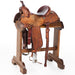 Used 13.5in Red Gator Seat Extreme Barrel Saddle