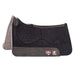 28X30 Zone Series Black Micro Suede Felt Bottom Saddle Pad