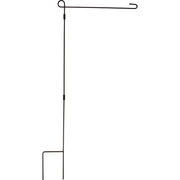 Black Metal Garden Flag Pole