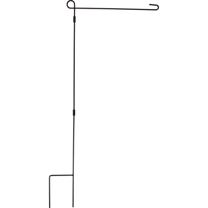 Black Metal Garden Flag Pole