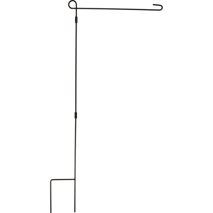 Black Metal Garden Flag Pole