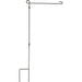 Black Metal Garden Flag Pole
