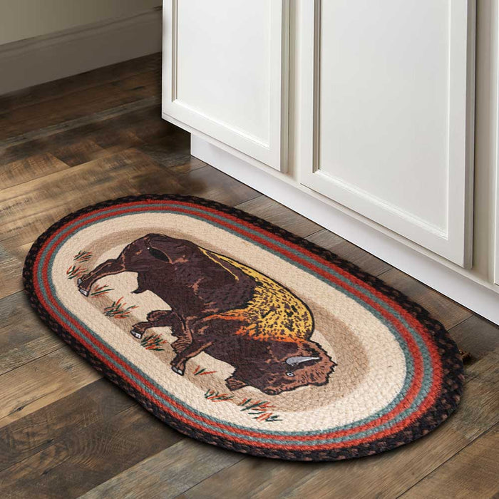 Buffalo Roam 20x30 Jute Accent Rug