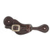 Men's Dark Antique Dot Cart Buckle Buckaroo Spur Straps