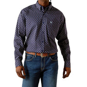 Men's Dark Blue Stone Long Sleeve Shirt