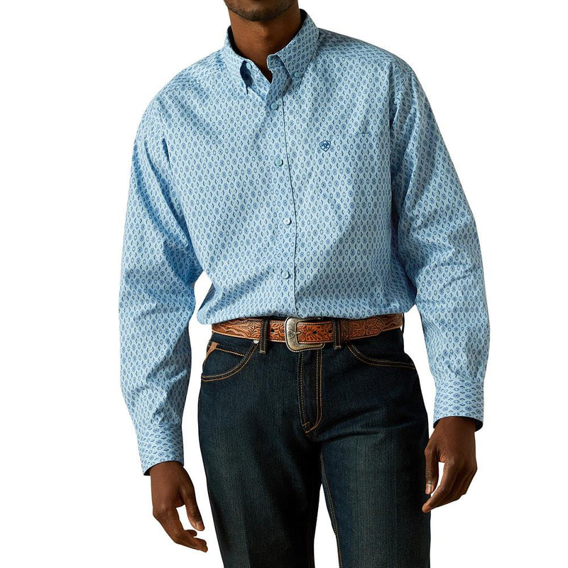 Men's Blue Skylar Button Shirt