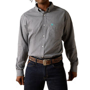 Men's Grey Wrinkle Free Caleb Shirt