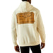 Men's Oatmeal Solid Shield Steerhead Hoodie